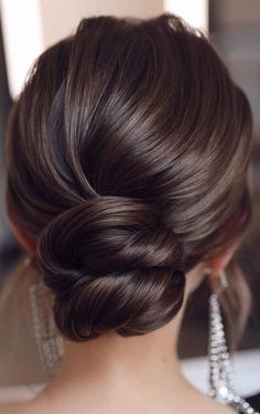 Sanggul Modern, Low Updo, Sleek Updo, Romantic Wedding Hair, Bridal Hair Inspiration