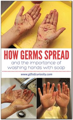 how germs spread and the importance of washing hands with soap is so good