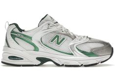 Buy and sell authentic New Balance shoes on StockX including the New Balance 530 White Nightwatch Green and thousands of other sneakers with price data and release dates. New Balance 530 White, Green New Balance, Yellow Trainers, Sneaker New Balance, Zapatillas New Balance, Something In The Way, Baskets Nike, Cream Shoes, Green Sneakers