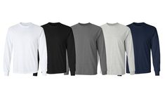 Crew Neck Tee, Mens Long Sleeve, Crew Neck, Blazer, Long Sleeve