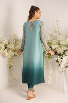 Ula Raw Silk Dresses Pakistani, Elegant Raw Silk Evening Dress, Elegant Evening Dress In Raw Silk, Elegant Evening Raw Silk Dress, Unstitched Elegant Hand Embellished Kurta, Unstitched Hand Embellished Elegant Kurta, Elegant Hand Embellished Designer Kurta, Elegant Hand Embellished Kurta, Hand Embellished Silk Dress For Designer Wear