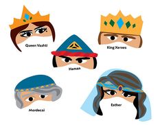 four different types of people with crowns on their heads and the words queen vash, human