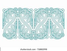 the word mom with swirls and curls in blue on a white background