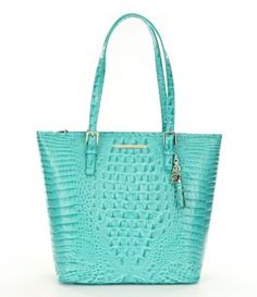 Brahmin Melbourne Collection Asher Croco-Embossed Tote Elegant Light Blue Shoulder Bag With Gold-tone Hardware, Chic Turquoise Shoulder Bag For Shopping, Chic Turquoise Shoulder Bag With Removable Pouch, Elegant Turquoise Leather Bag, Elegant Turquoise Tote Shoulder Bag, Luxury Turquoise Top Handle Bag, Luxury Light Blue Tote Shoulder Bag, Elegant Turquoise Shoulder Bag For Shopping, Elegant Light Blue Shoulder Bag For Shopping