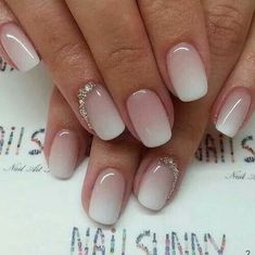 Elegant Bridal Nails, Wedding Inspired, Nails Wedding