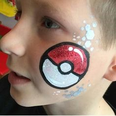 Pokemon Facepaint, Halloween Makeup For Kids, Fair Face