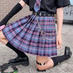 𝔇𝔢𝔱𝔞𝔦𝔩𝔰: Style: Punk, Kawaii Goth, Goth Lolita, HarajukuMaterial: Cotton & PolyesterQuantity: belt + skirt A kawaii goth skirt features a checkerboard design & vibrant color A versatile piece in your alt wardrobe, matched with a belt Enjoy free shipping with a purchase of over 80$ SIZE WAIST LENGTHS 26 in 16 inM 28 in 16 inL 29 in 16 inXL 31 in 16 inXXL 32 in 16 inItem measured by hands may have 1-2 in differences.SIZE WAIST LENGTHS 66 cm 40 cmM 70 cm 40 cmL 74 cm 40 cmXL 78 cm 40 cmXXL 8 Alt Wardrobe, Purple Pleated Skirt, Punk Kawaii, Goth Skirt, Belt Skirt, Skirt Purple, Purple Details, Kawaii Goth, Pre Black Friday