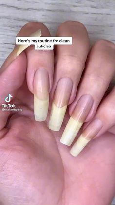 Grow Long Nails, Nail Growth Tips, Long Natural Nails, Nail Care Tips, How To Grow Nails, Yay Or Nay