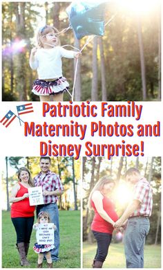 the family is posing for pictures with their balloons