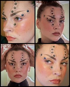 #halloweenlook #spidermakeup Spider Look Makeup, Spider Fairy Costume, Halloween Casual Makeup, Spider Burlesque, Bug Halloween Costume Women, Bug Makeup Halloween, Makeup Only Halloween Costumes, Spider Costume Halloween