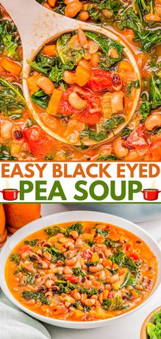 Black Eyed Pea Soup - Averie Cooks