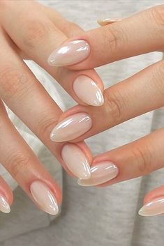 Milky White With Chrome Nails, Milky White Nails Chrome, Milky White Nails With Chrome, Milky Nails With Glitter, Milky Chrome Nails, Opi Milky White, Milky White Chrome Nails, Milky White Nails With Glitter, Milky Nails