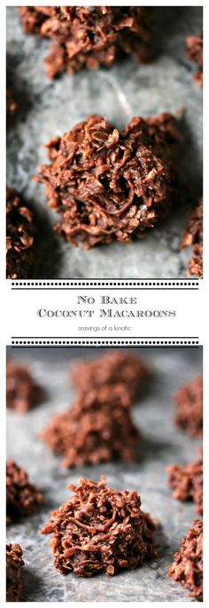 chocolate cookies on a baking sheet with the words coconut milk blossoms written in white letters