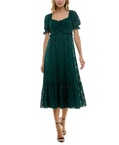 in stock Teal Midi Dress, Daytime Dresses, Sneaker Dress Shoes, Maxi Dresses Casual, Junior Outfits, Neck Ruffle, Junior Dresses, Dillard's, Dress With Sneakers