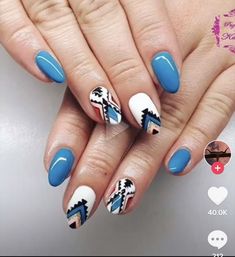 Easter Pastel Nails, Spring Nails Simple, Aztec Nail Designs, Nail Ideas Spring, Horse Nails, Wedding Nails Ideas