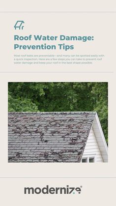 the roof water damage preventr tips guide for homeowners and their customers to avoid it