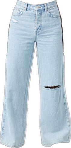 High Waist Light Wash Rigid Denim Cropped Jeans, High Rise Light Blue Flare Jeans, High Rise Light Blue Denim Flare Jeans, Spring Cutoff Cropped Rigid Denim Jeans, Spring Cutoff Cropped Jeans In Rigid Denim, Trendy High-rise Light Blue Jeans, Trendy Light Blue High Rise Jeans, Trendy High Rise Light Blue Jeans, Trendy Light Indigo Jeans For Spring