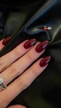 Red Summer Nails, Cherry Nails, Classy Nails