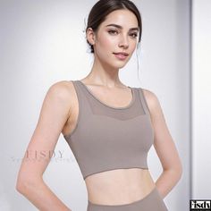 Fisdy - Breathable Running Sports Bra with Shock Absorption, Mesh Design, Ideal for Yoga and Training Running Sports Bra, Backless Tank Top, Sports Bra Top, Tank Top Bras, Yoga Training, Running Sports, Mesh Design, Bra Top, Sport Running