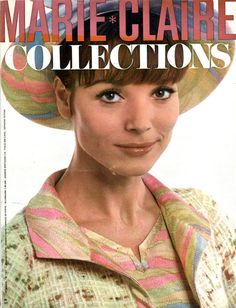 the cover of marie clarie's collection, featuring an image of a woman wearing