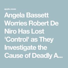 Angela Bassett Worries Robert De Niro Has Lost 'Control' as They Investigate the Cause of Deadly Attack in New Zero Day Trailer — People