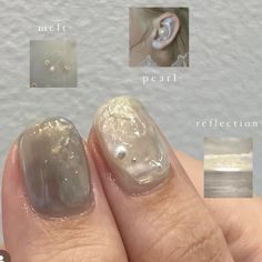 Omakase Nails, Nuance Nail, Natural Acrylic Nails, Nude Nail Polish, Korean Nails, Pretty Gel Nails, Soft Nails, Kawaii Nails