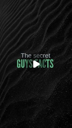 the secret guysacts logo is shown in green and black, with sand dunes behind it