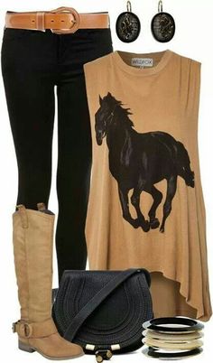 Polyvore Women Trends Clothing, Mode Country, Equestrian Outfit, Looks Country, Cute Country Outfits, Estilo Country, Country Girls Outfits, Country Girl Style, Mode Boho