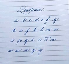 handwriting written on lined paper with cursive writing