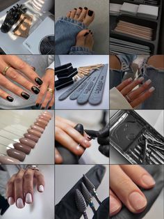 Nail Tech Ig Post, Luxury Nail Salon Aesthetic, Nail Tech Branding, Nail Instagram Feed, Nail Packaging Ideas, Instagram Nail Page Ideas, Nail Bar Ideas