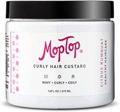 Amazon.com : MopTop Curly Hair Custard Gel for Fine, Thick, Wavy, Curly & Kinky-Coily Natural hair, Anti Frizz Curl Moisturizer, Definer & Lightweight Curl Activator w/ Aloe, great for Dry Hair, 16 oz. : Hair Shampoos : Beauty & Personal Care Hair Custard, Coily Natural Hair, Curl Activator, Low Porosity Hair Products, Hair Porosity, Anti Frizz, Coily Hair, Styling Gel