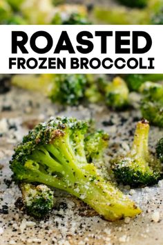 how to roast frozen broccoli in the oven