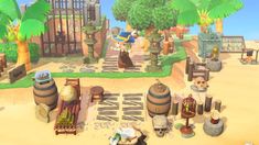 an animal crossing game is shown in this screenshot