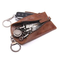 Key Case, Leather Keychain