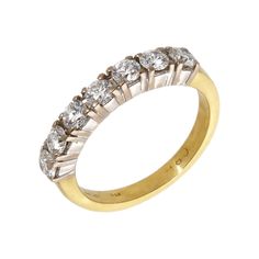 Jewellery Luxury, Over 9000, Half Eternity Ring Diamond, Wedding Ring Styles, Groom Accessories, Bracelets Charms, Eternity Rings, Platinum Rose Gold, Yellow Gold Diamond Ring