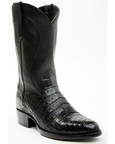 Chic For Men, Black Leather Cowboy Boots, Modern Cowboy, Black Cowboy Boots, Western Style Boots, Black Cowboy, Mens Cowboy, Mens Cowboy Boots, Western Chic