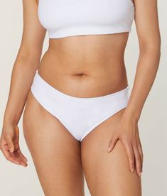 Our most versatile low rise bottom. A classic fit, made to mix or match.FIT EXPERTS SAY:"Makes my legs look longer!" Narrow Hips, Curvy Hips, Virtual Class, Broad Shoulders, Short Torso, White Flats, Bra Sizes, Low Rise, Two Piece