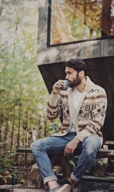 Camping Outfits Men, Camping Style Clothes, Mens Camping, Camping Style, Rugged Men, Hipster Mens Fashion, Neue Outfits