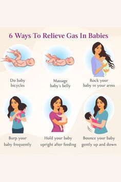 six ways to remove gas in babies from breasting and breasting their baby's belly