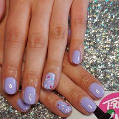 T-RIFIX NAILS on Instagram: "Purple sprinkle fun set from today" Nails With Sprinkles, Purple Fun Nails, Sprinkle Nail Designs, Sprinkles Nail Art, Girls Nails Kids, Sprinkles Nails, Spring Nails Purple, Kids Gel Nails Ideas, Sprinkle Nail Art