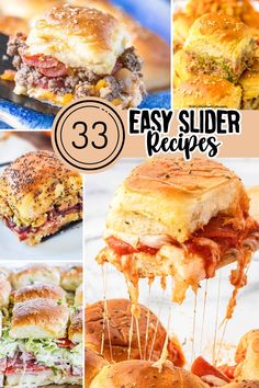 easy slider recipes that are great for any family to eat and have fun on the go