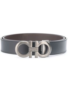 Dark brown leather Gancini-buckle belt from SALVATORE FERRAGAMO featuring Gancini buckle and adjustable fit. Belt Black, Buckle Belt, Dark Brown Leather, Black Belt, Salvatore Ferragamo, Belt Buckles, Dark Brown, Brown Leather, Buckle