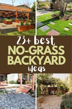 the best no grass backyard ideas