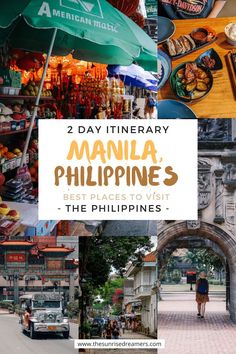 Manila itinerary travel guide - 2 days in manila itinerary What To Do In Philippines, Things To Do In Manila Philippines, Phillipines Manila, Manila Travel, Philippines City, Philippines Manila, Philippines Vacation