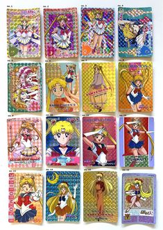 the sailor girl cards are all in different colors