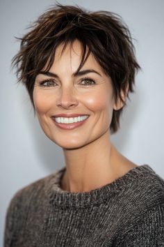 35+ Gorgeous Short Haircuts for Women Over 40 That You Need to See in – CreativeBooster Light Layers, Bob Hairstyles For Thick