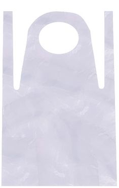 a white plastic bag on a white background