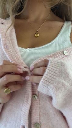 Girly Core Aesthetic, Girly Fall Aesthetic, Knit Sweater Coat, Pink Gel, Blair Waldorf, Fall Fits, Pink Cardigan, Sweater Coat