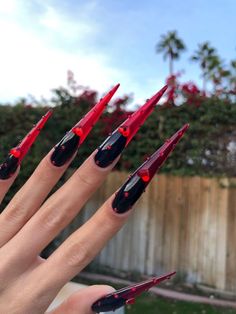 Sharp Nails, Punk Nails, Gothic Nails, Goth Nails, Exotic Nails, Soft Nails, Unique Acrylic Nails