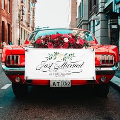 Enhance your wedding getaway with our enchanting "Just Married" car banner, adorned with delicate white watercolor flowers. This beautiful design adds a touch of elegance and romance to your departure, ensuring your newlywed status is celebrated in style. Make your grand exit unforgettable with this charming and sophisticated banner.

Find a coordinating car magnet sign here >> https://www.zazzle.com/z/altsjxpc?rf=238018966791033951 Wedding Getaway, Just Married Banner, Just Married Sign, Just Married Car, Bridal Car, Car Banner, Zazzle Wedding, White Watercolor, Getaway Car